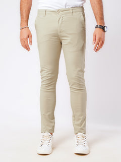 Fawn Plain Cotton Chino Pant-46