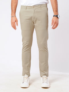 Fawn Plain Cotton Chino Pant-49