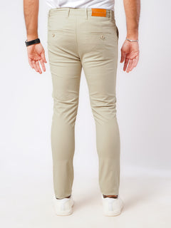 Fawn Plain Cotton Chino Pant-46