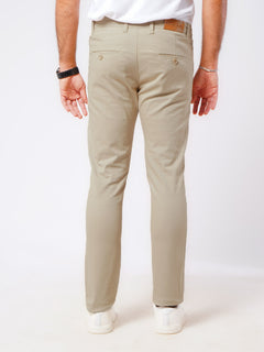 Fawn Plain Cotton Chino Pant-49