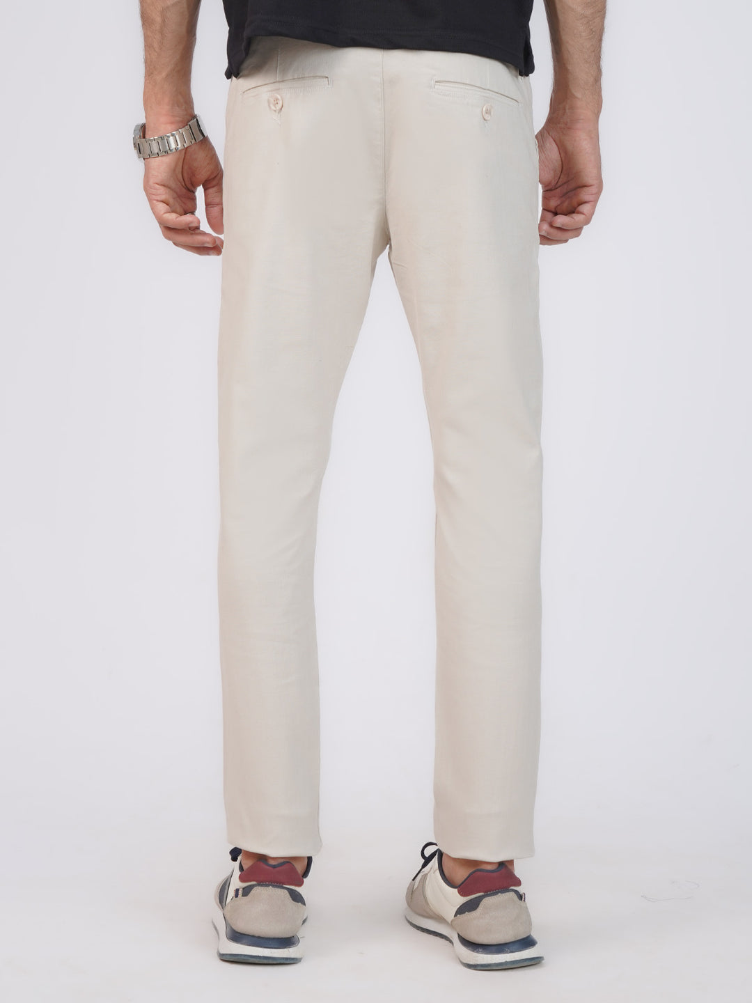 Fawn Self Cotton Chino Pant-42