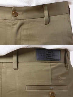 Golden Brown Self Imported Cotton Chino Pant-45