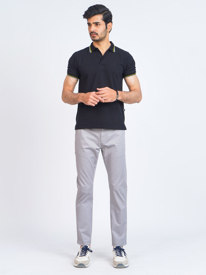 Grey Self Cotton Chino Pant-39