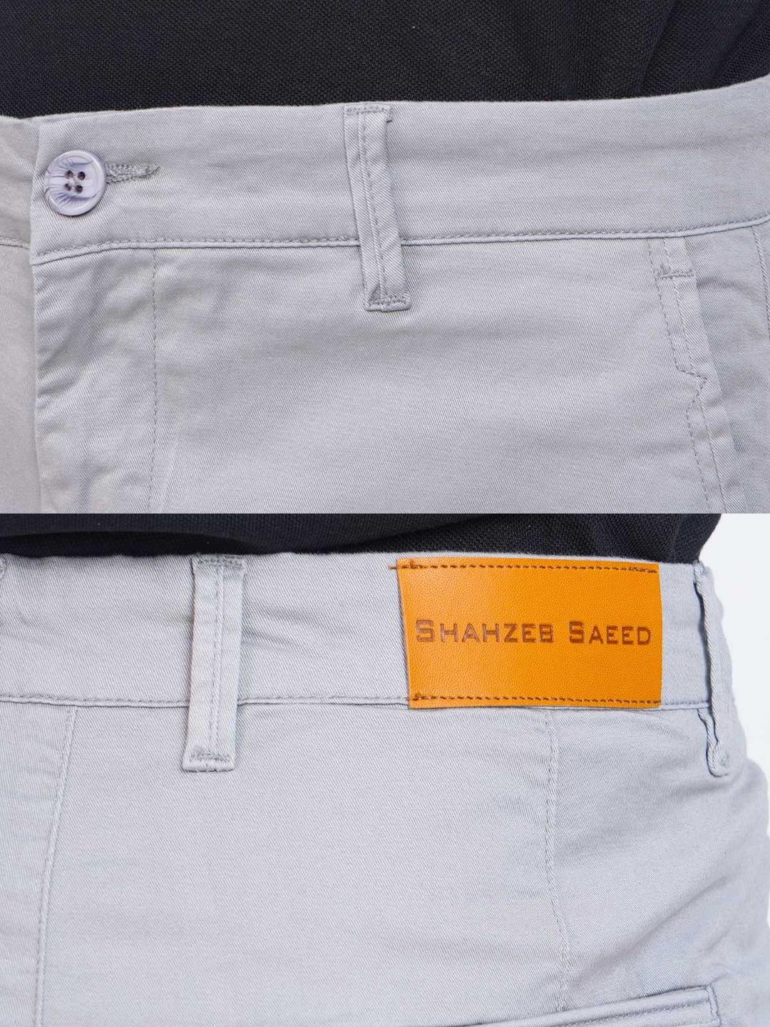 Grey Self Cotton Chino Pant-39