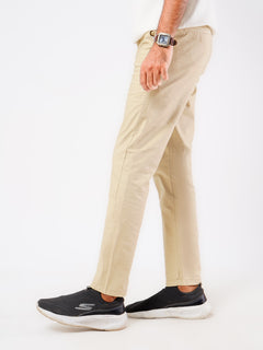 Khaki Self Imported Cotton Chino Pant-44