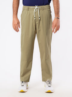 Relaxed-fit Korean Trouser Khaki-47