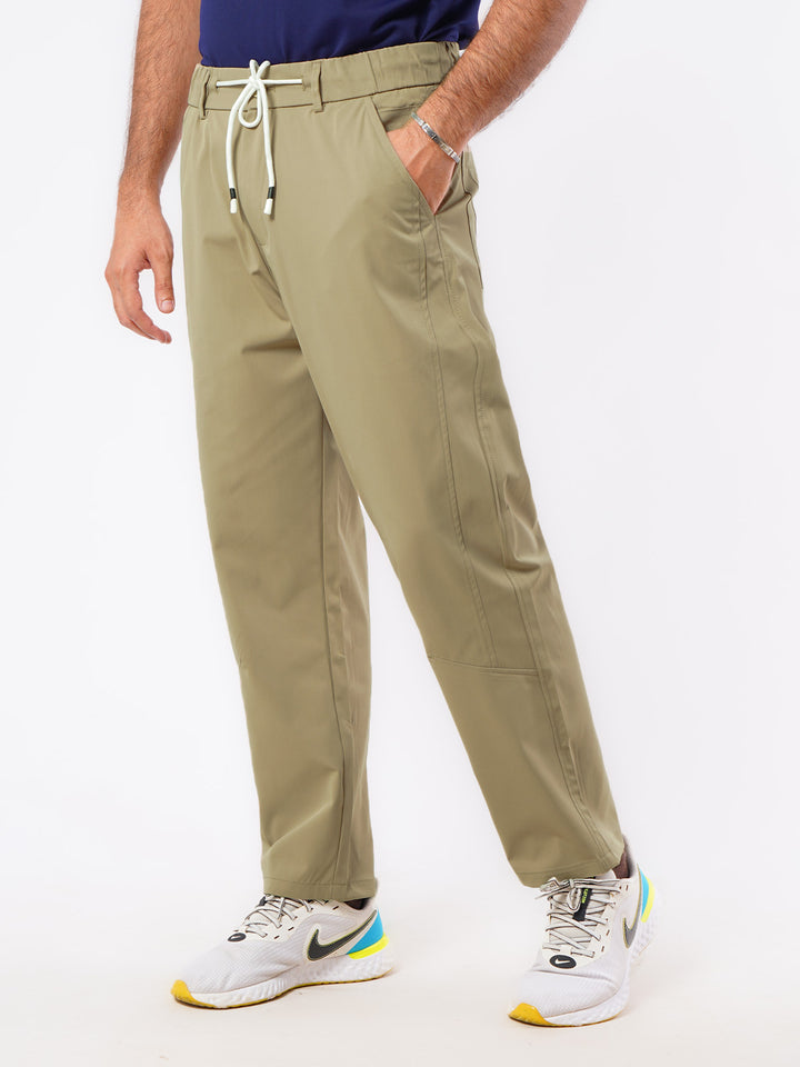 Relaxed-fit Korean Trouser Khaki-47