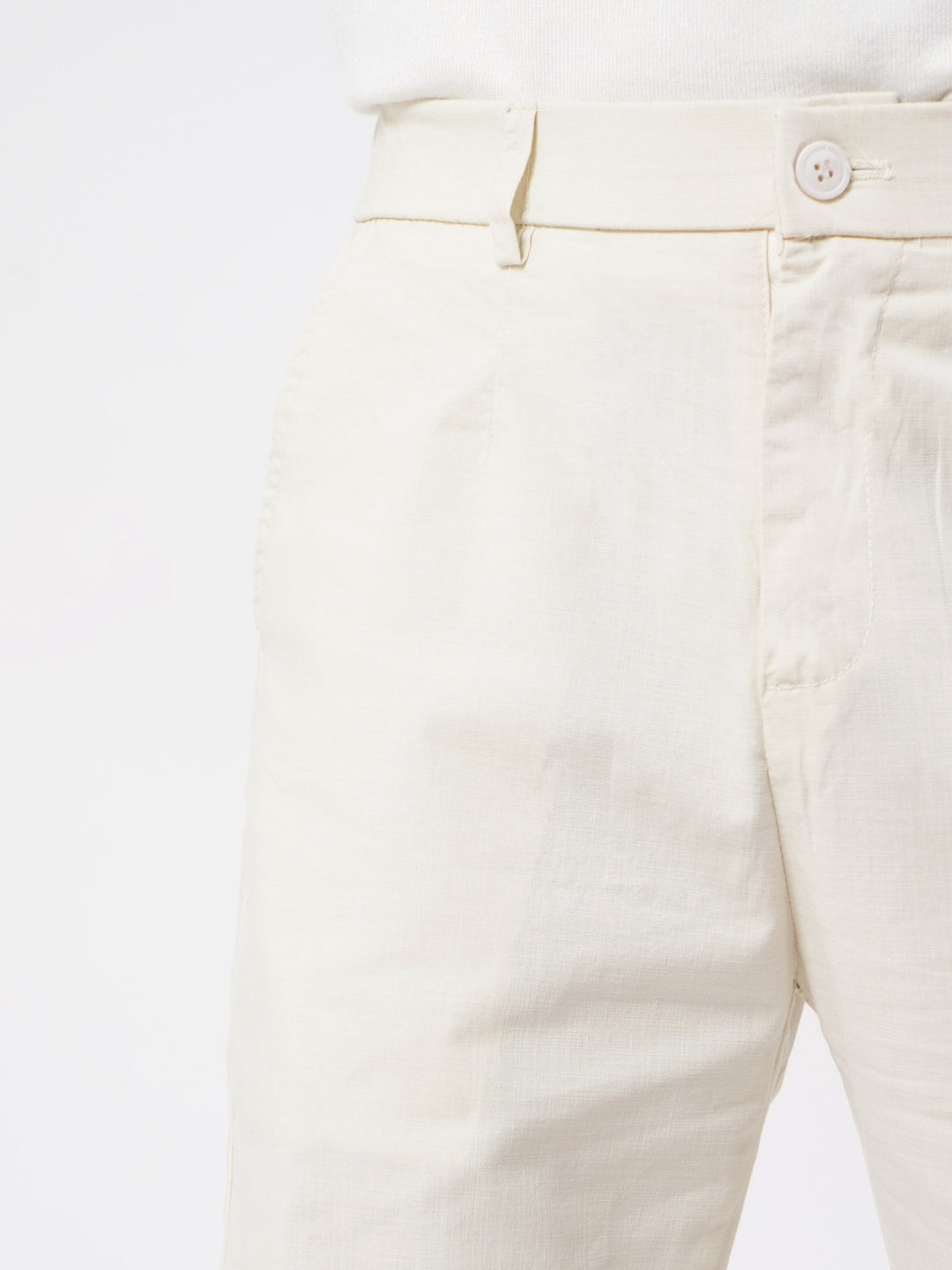 Light Fawn Self Imported Cotton Chino Pant-44