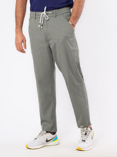 Relaxed-fit Korean Trouser Light Grey-47