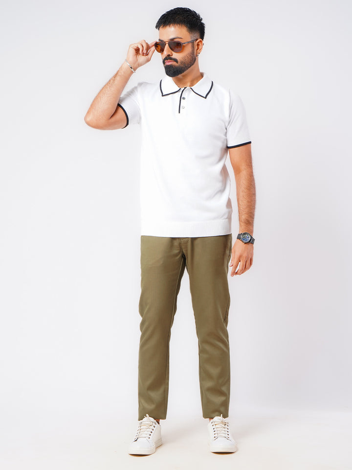 Light Khaki Self Imported Cotton Chino Pant-45