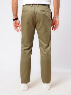 Light Khaki Self Imported Cotton Chino Pant-45