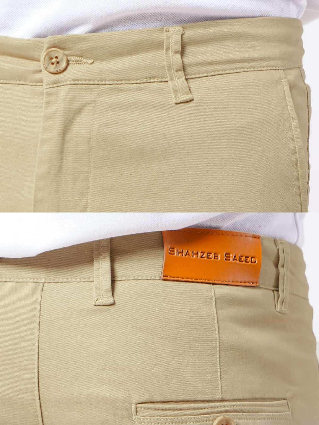 Light Khaki Plain Cotton Chino Pant-46