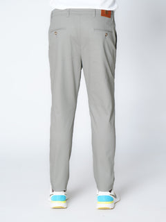 Light Grey Self Premium Cotton Chino Pant-50