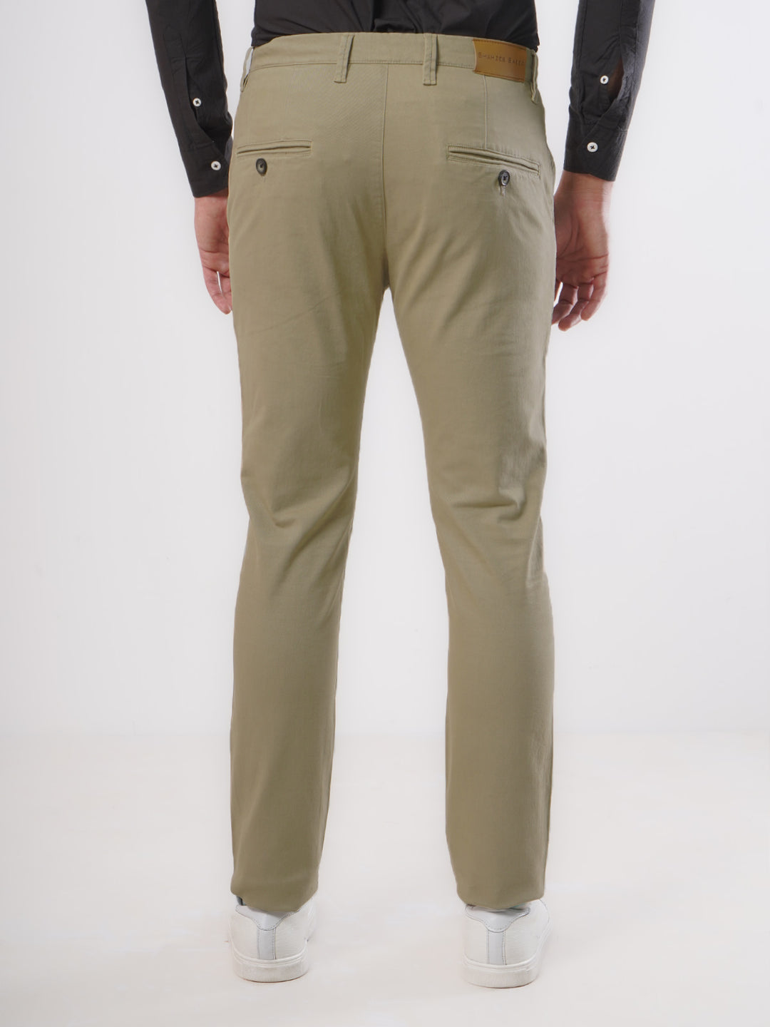 Khaki Plain Cotton Chino Pant-37