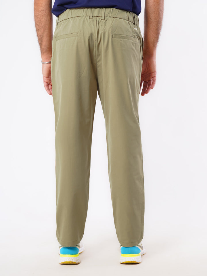 Relaxed-fit Korean Trouser Light Khaki-47