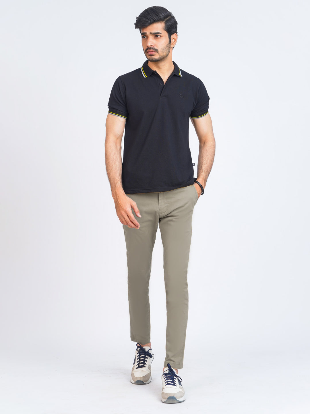 Light Khaki Plain Cotton Chino Pant-39