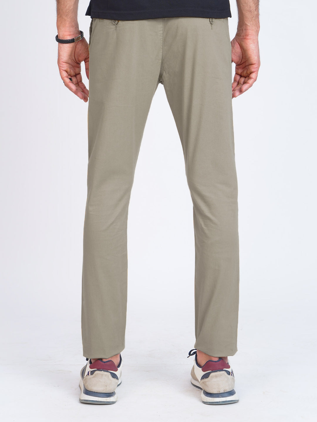 Light Khaki Plain Cotton Chino Pant-39