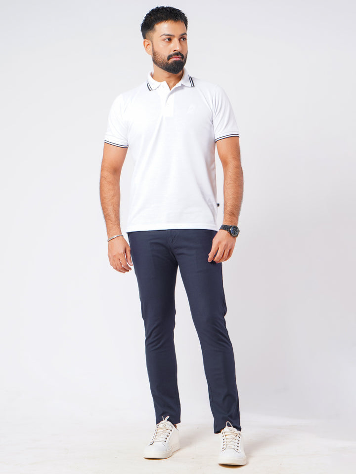 Navy Blue Plain Cotton Chino Pant-49