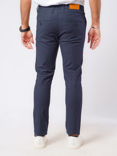 Navy Blue Plain Cotton Chino Pant-49