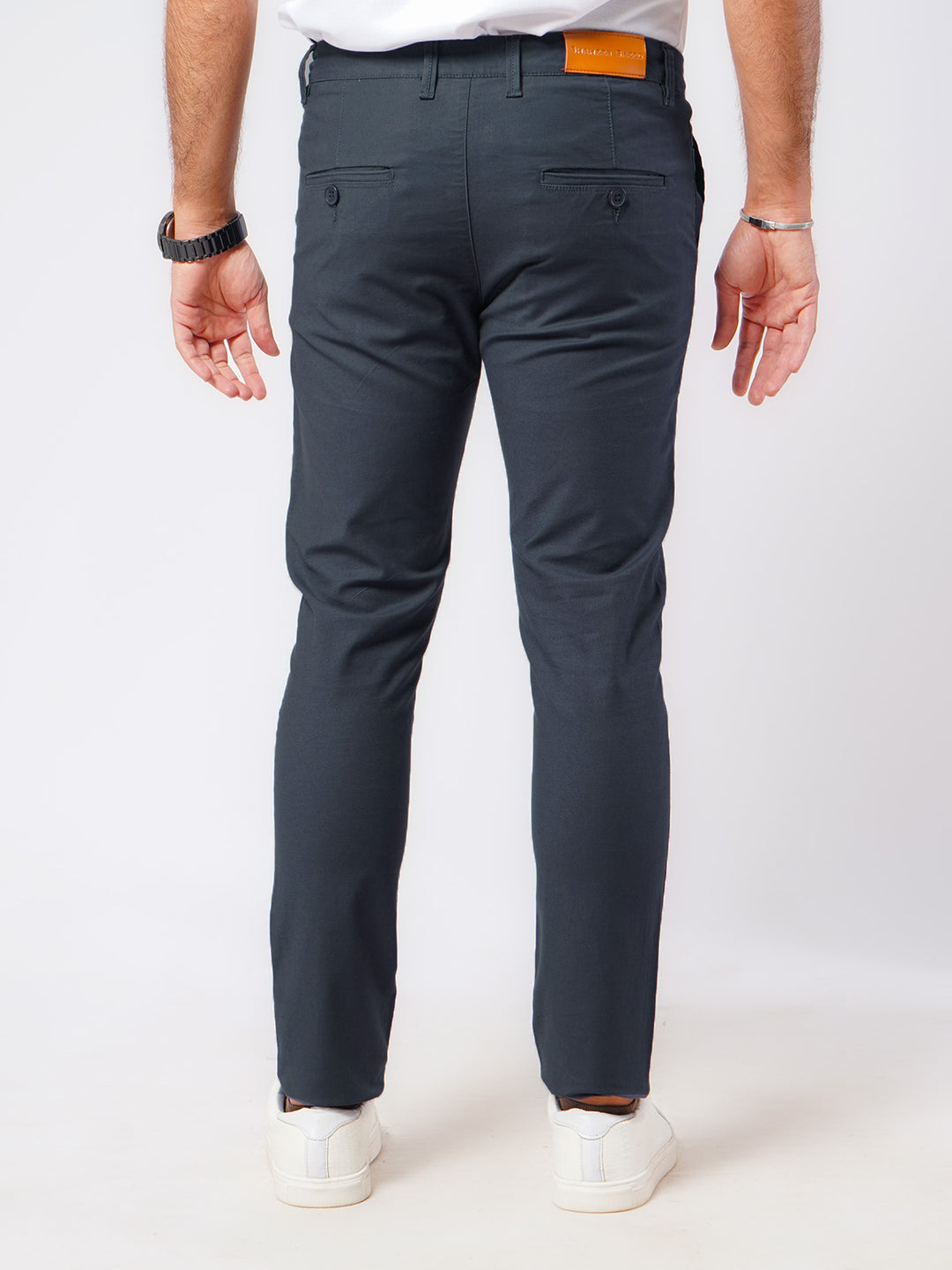 Navy Blue (1) Plain Cotton Chino Pant-48