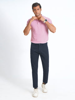 Dark Blue Plain Cotton Chino Pant-38