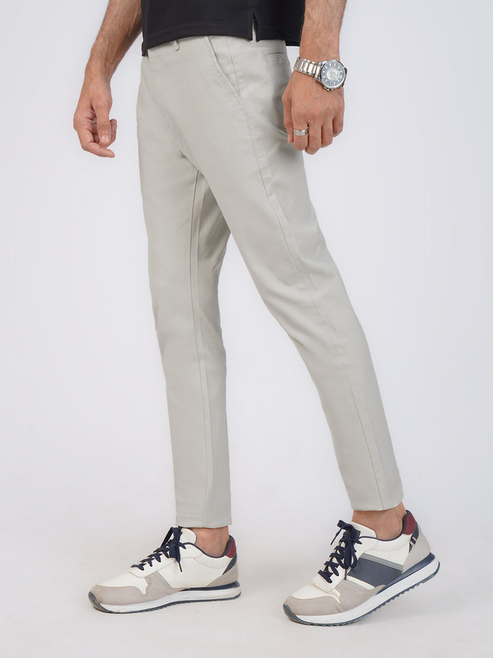 Silver Self Cotton Chino Pant-41