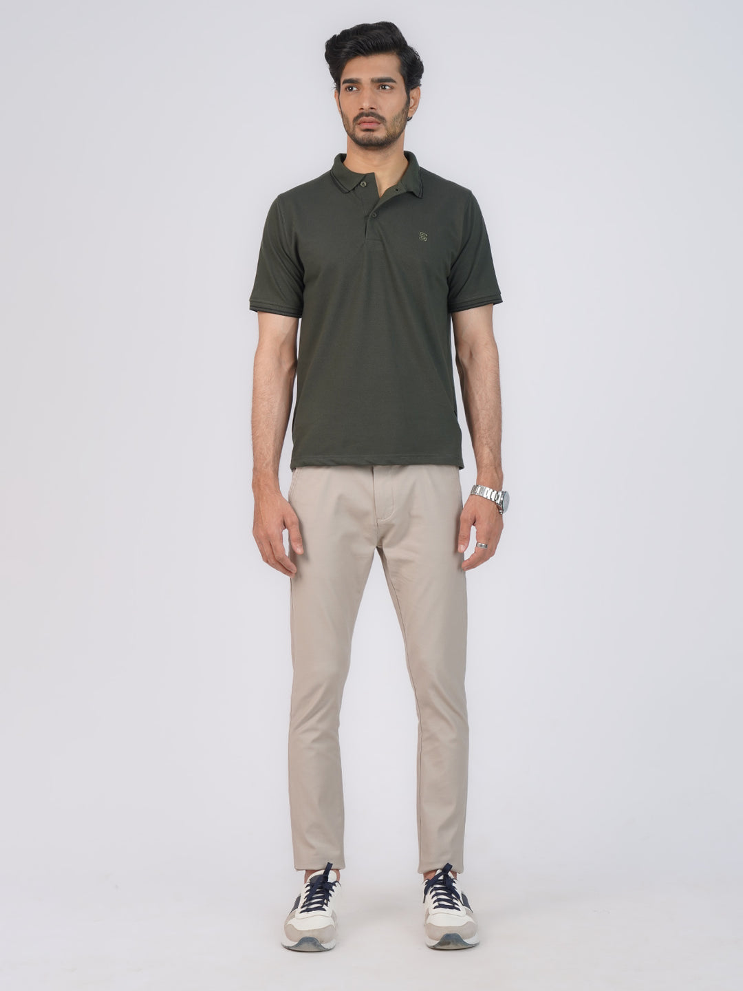 Stone Self Cotton Chino Pant-42