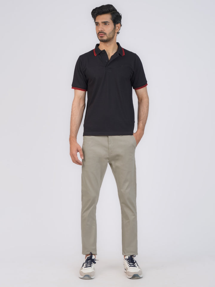 Stone Plain Cotton Chino Pant-42