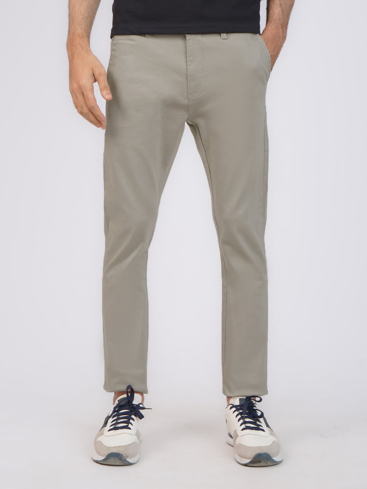 Stone Plain Cotton Chino Pant-42