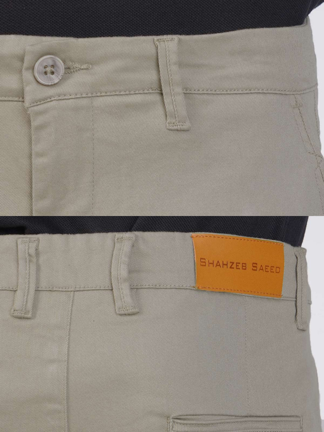 Stone Plain Cotton Chino Pant-42