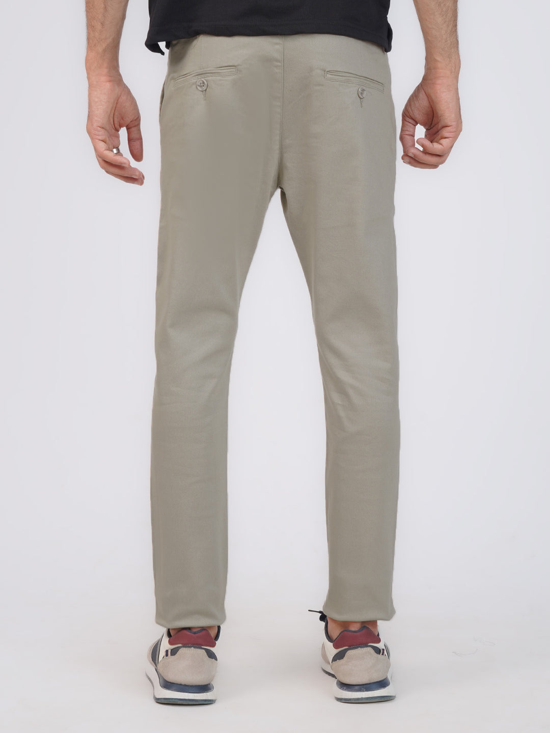 Stone Plain Cotton Chino Pant-42