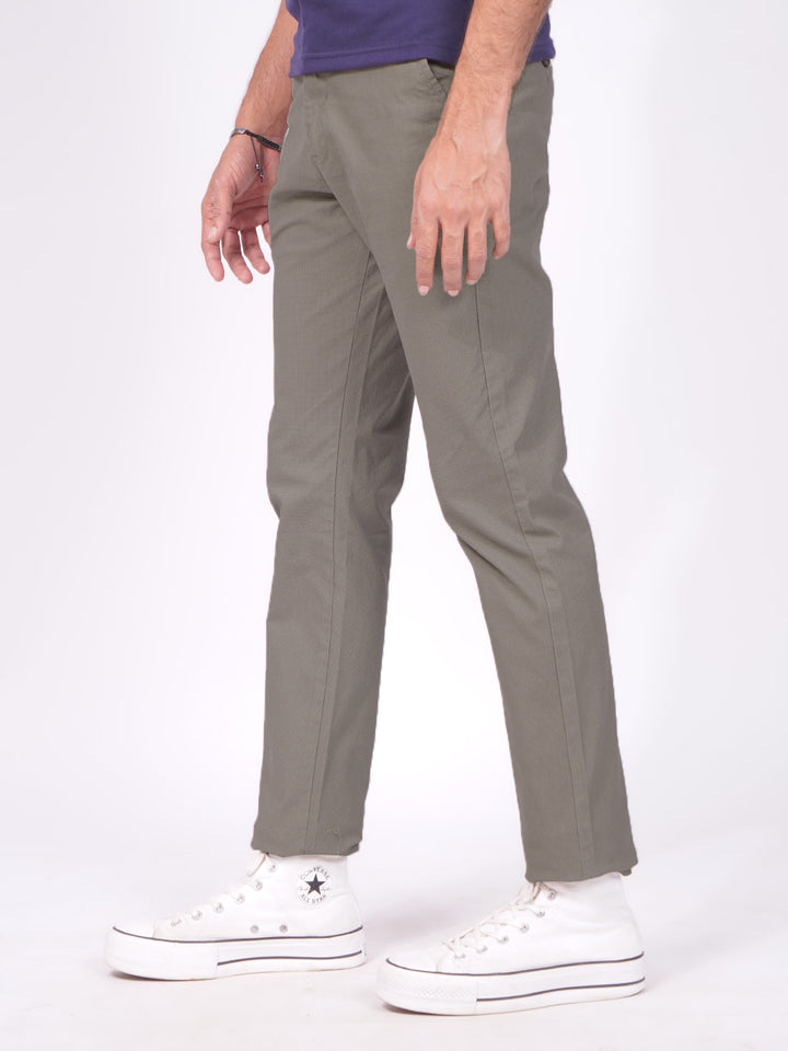 Stone Self Print Cotton Chino Pant-40