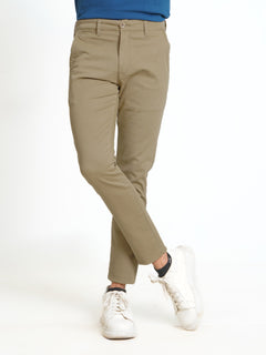 Tan Self Cotton Chino Pant-31