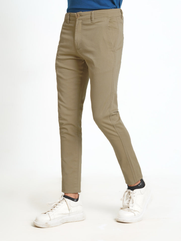 Tan Self Cotton Chino Pant-31