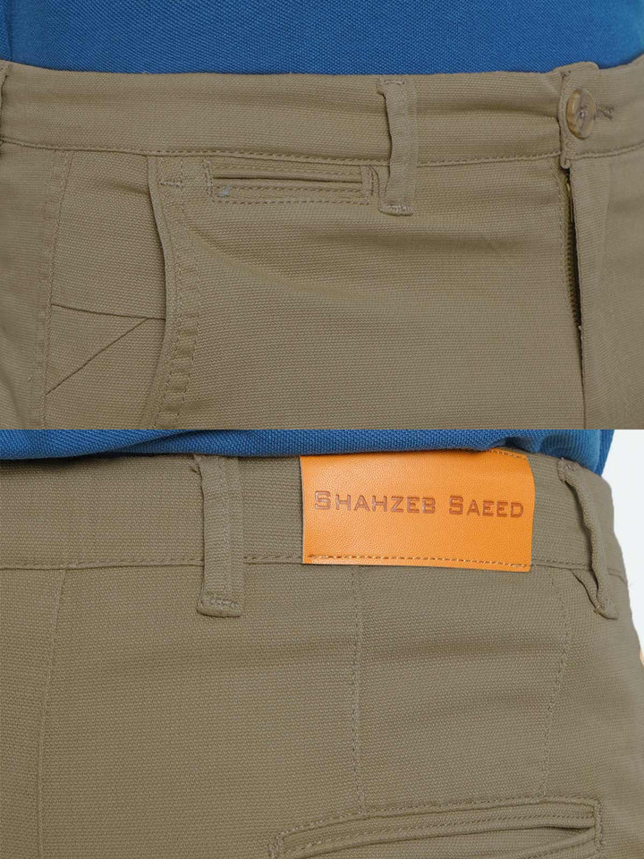 Tan Self Cotton Chino Pant-31