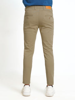 Tan Self Cotton Chino Pant-31