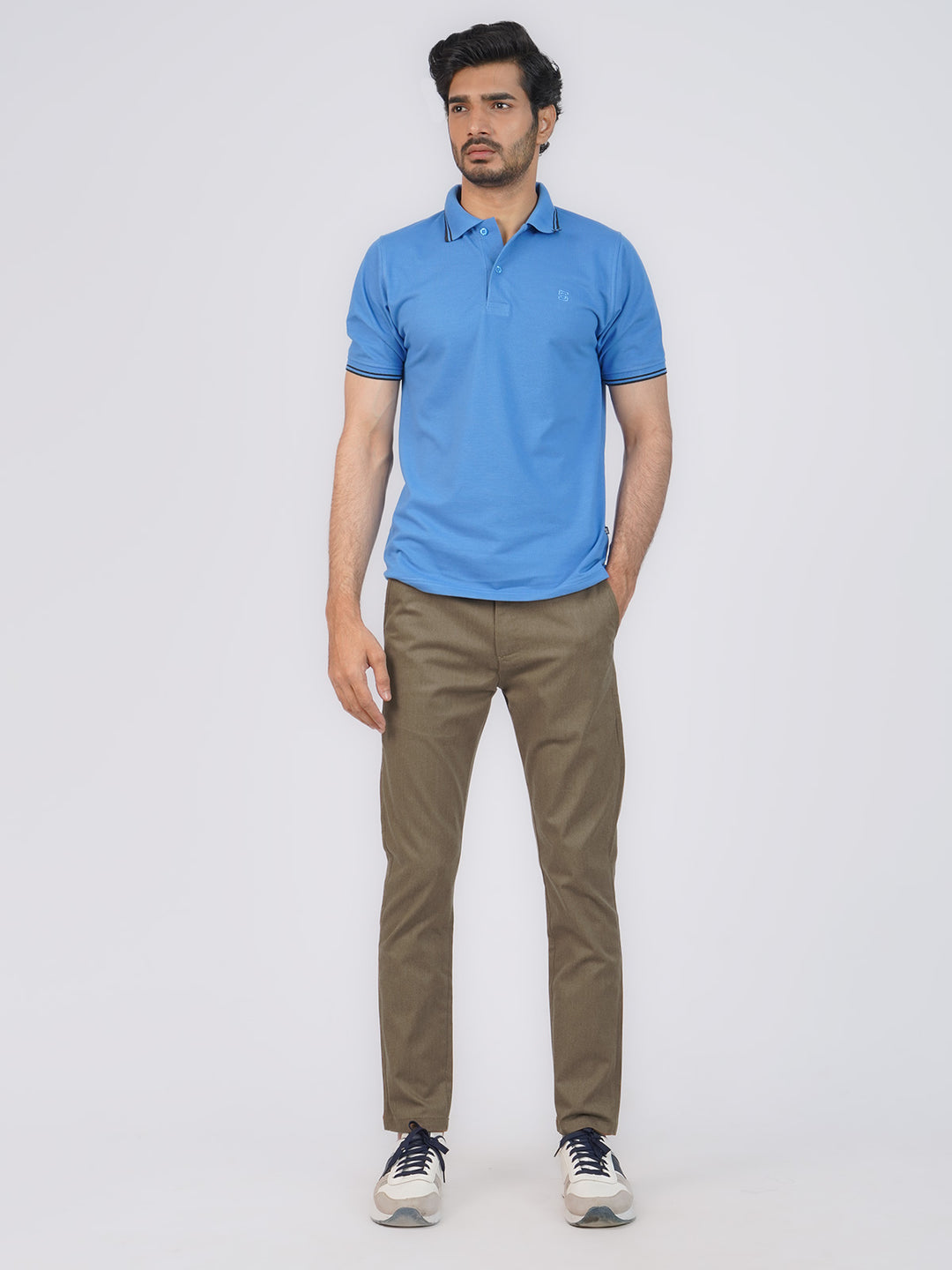 Tobacco Self Cotton Chino Pant-43