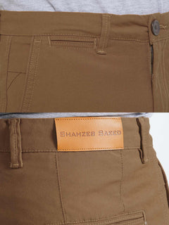 Cinnamon Plain Cotton Chino Pant-31