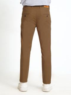 Cinnamon Plain Cotton Chino Pant-31