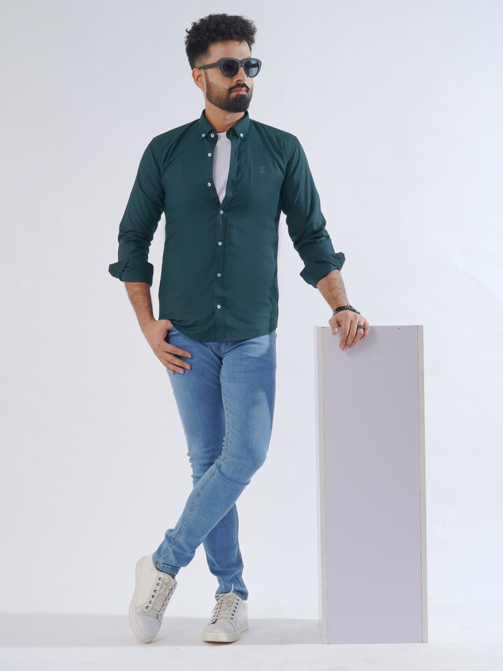 Poseidon Plain Button Down Casual Shirt (CSB-199)