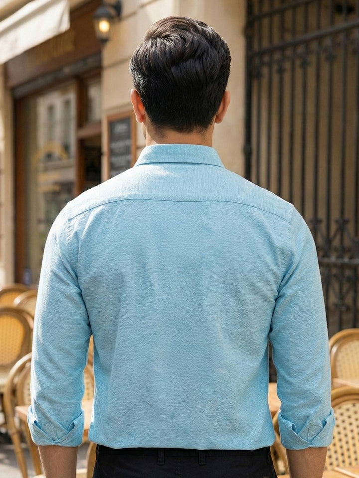 Cyan Oxford Shirt (CSB-283)