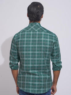 Pine Self Check Button Down Casual Shirt (CSC-104)