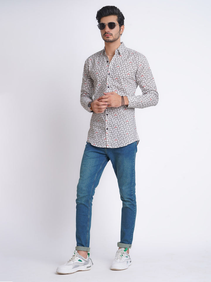 Multi Color Designer Printed Casual Shirt (CSP-161)