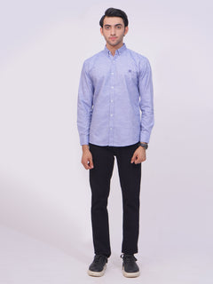 Blue Designer Printed Casual Shirt (CSP-192)