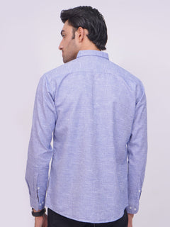 Blue Designer Printed Casual Shirt (CSP-192)