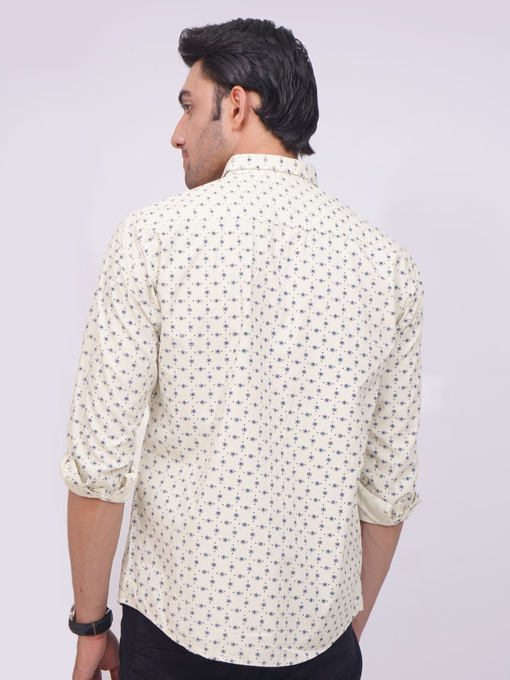 Off White Designer Printed Casual Shirt (CSP-222)