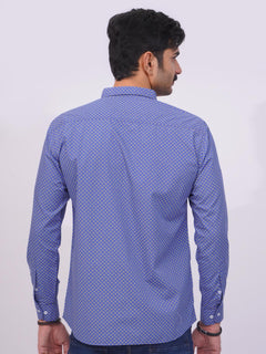 Blue Designer Printed Casual Shirt  (CSP-242)