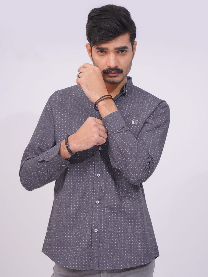 Purple Designer Printed Casual Shirt  (CSP-259)