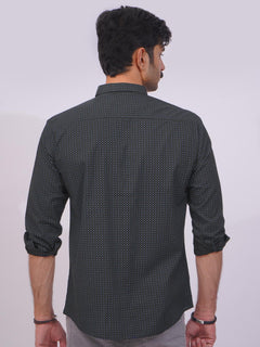 Black Designer Printed Casual Shirt  (CSP-265)