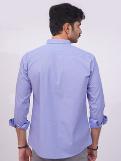 Light Purple Designer Printed Casual Shirt  (CSP-269)